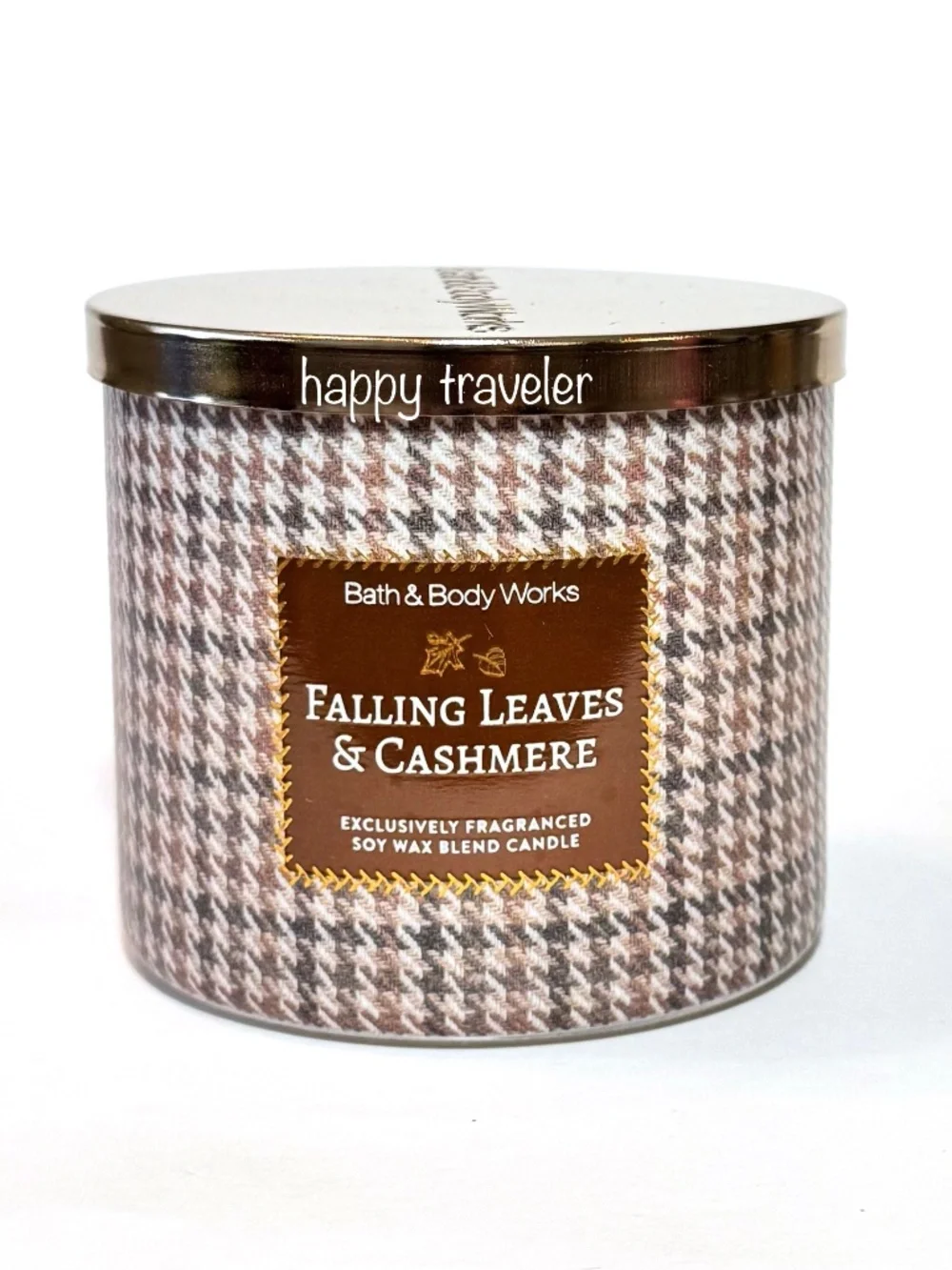 FALLING LEAVES & CASHMERE 3-Wick Candle